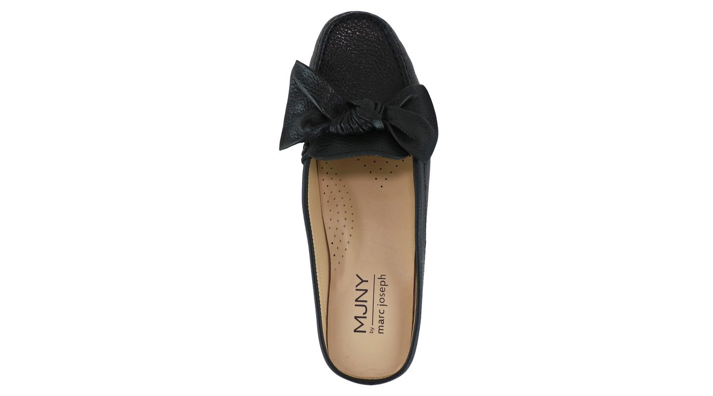 Женские сабо Marc Joseph New York Diane St Slip On Comfort Bow Mule, цвет: Чёрный — фото 5