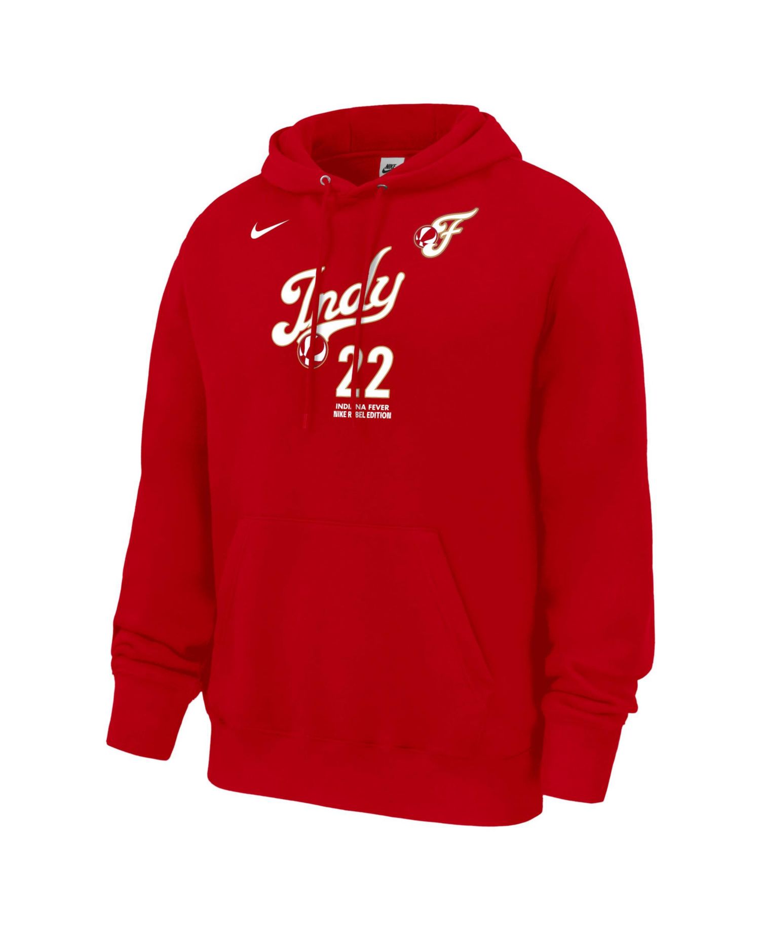 Men's Caitlin Clark Red Indiana Fever Rebel Edition Name & Number Hoodie