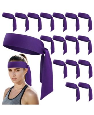Adjustable Sports Head Ties Wicking Sweatbands For Workout Running Yoga