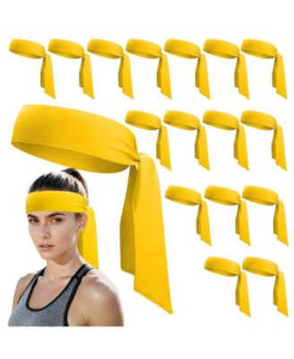 Adjustable Sports Head Ties Wicking Sweatbands For Workout Running Yoga