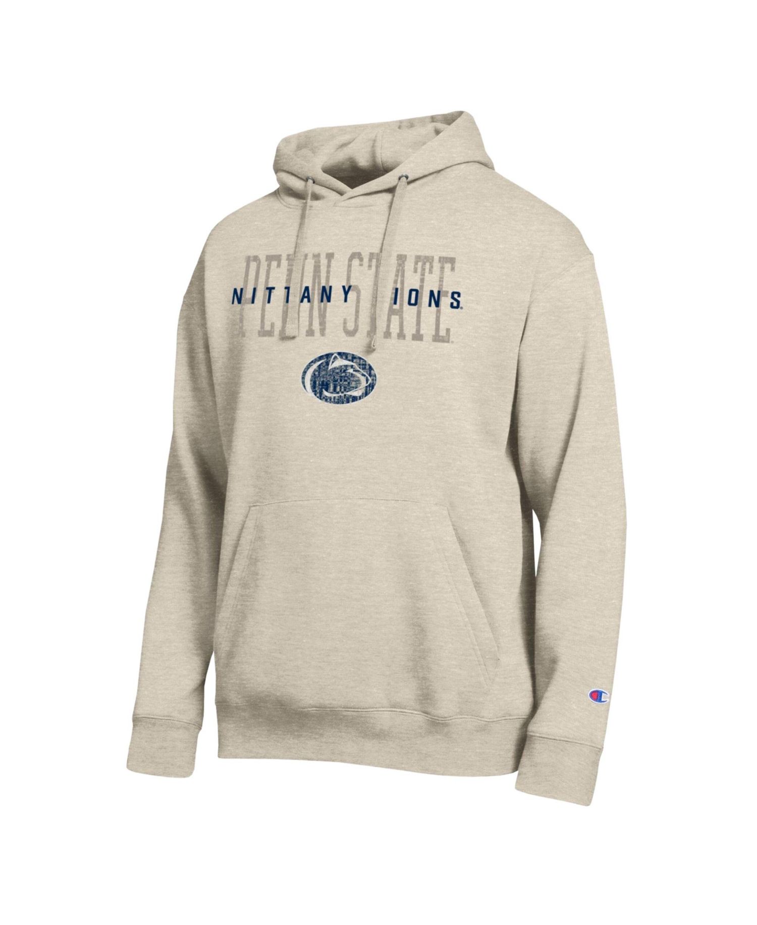 Men's Oatmeal Penn State Nittany Lions All-Star Neutral Stack Hoodie