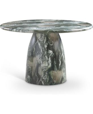 36" Indoor/Outdoor Concrete Dining Table with Travertine Finish, 36" W x 36" D x 30" H, Travertine