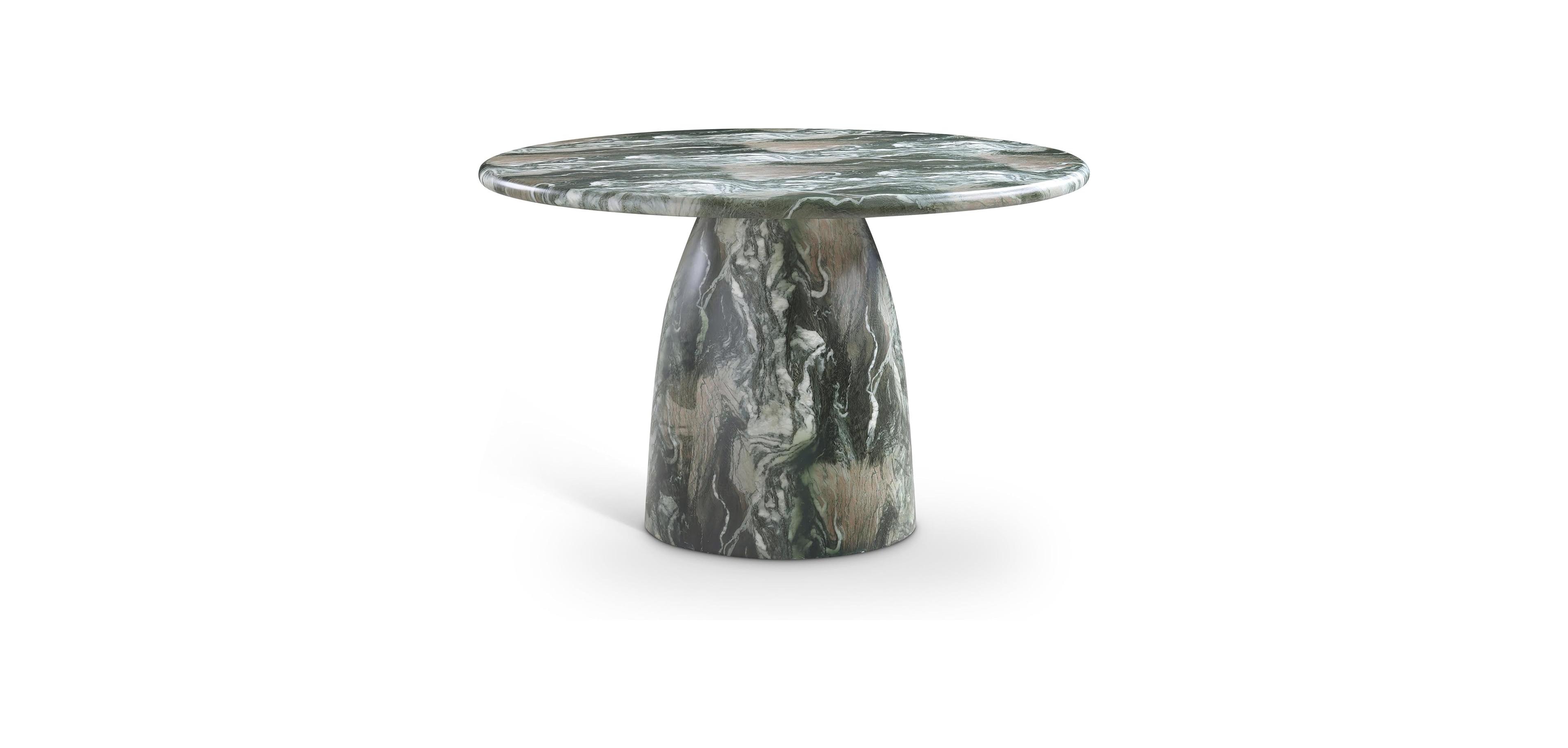 Cushry 36" Indoor/Outdoor Concrete Dining Table with Travertine Finish, 36" W x 36" D x 30" H, Travertine