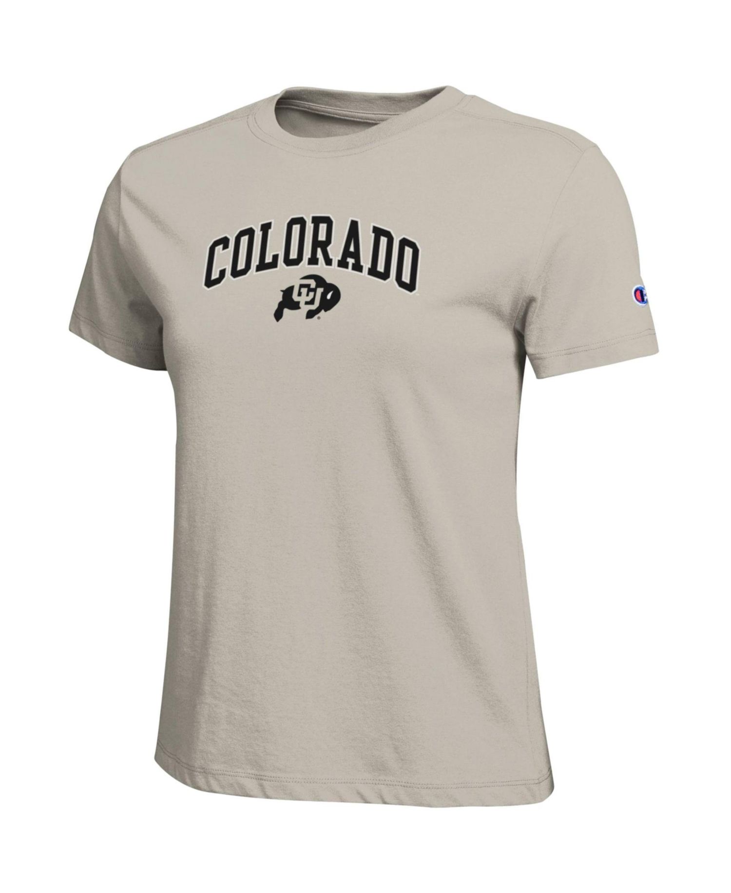 Women's Gold Colorado Buffaloes Arched Over Logo T-Shirt