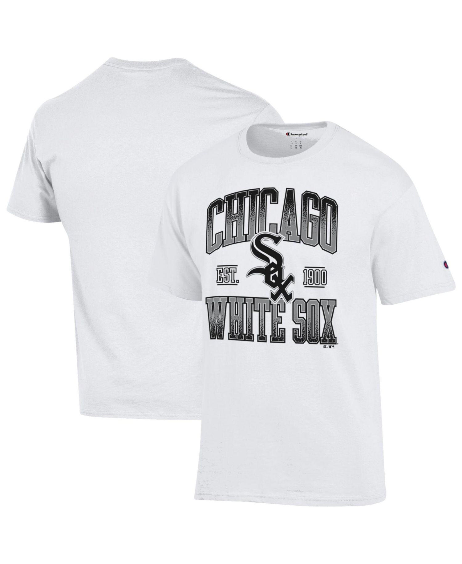 Men's White Chicago White Sox Team Name T-Shirt