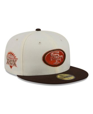 Men's Cream/Brown San Francisco 49ers Pumpkin Spice 59FIFTY Fitted Hat