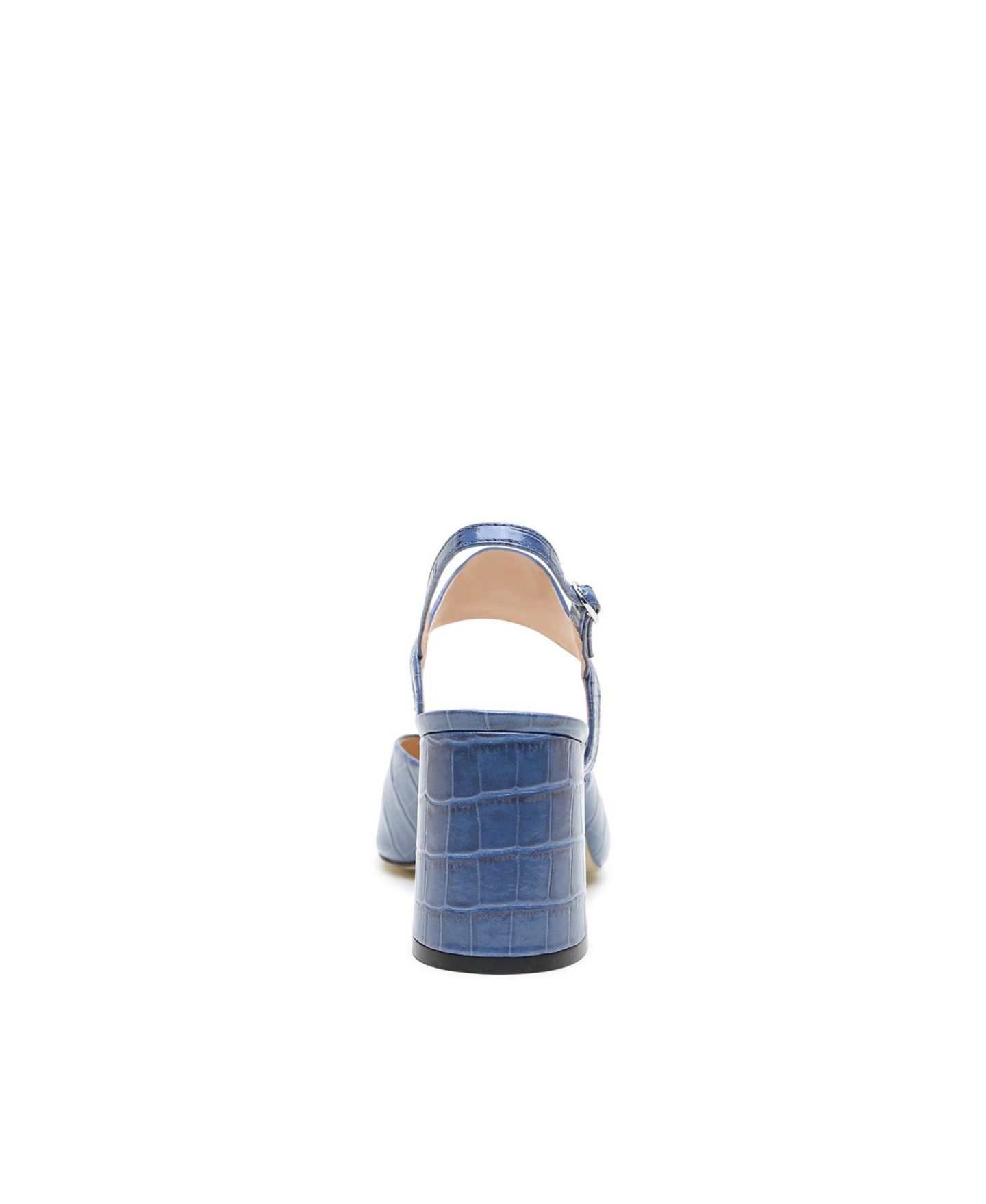 Женские сабо Alterre Indigo Croc Elsie Customizable V, цвет: Индиго синий — фото 4