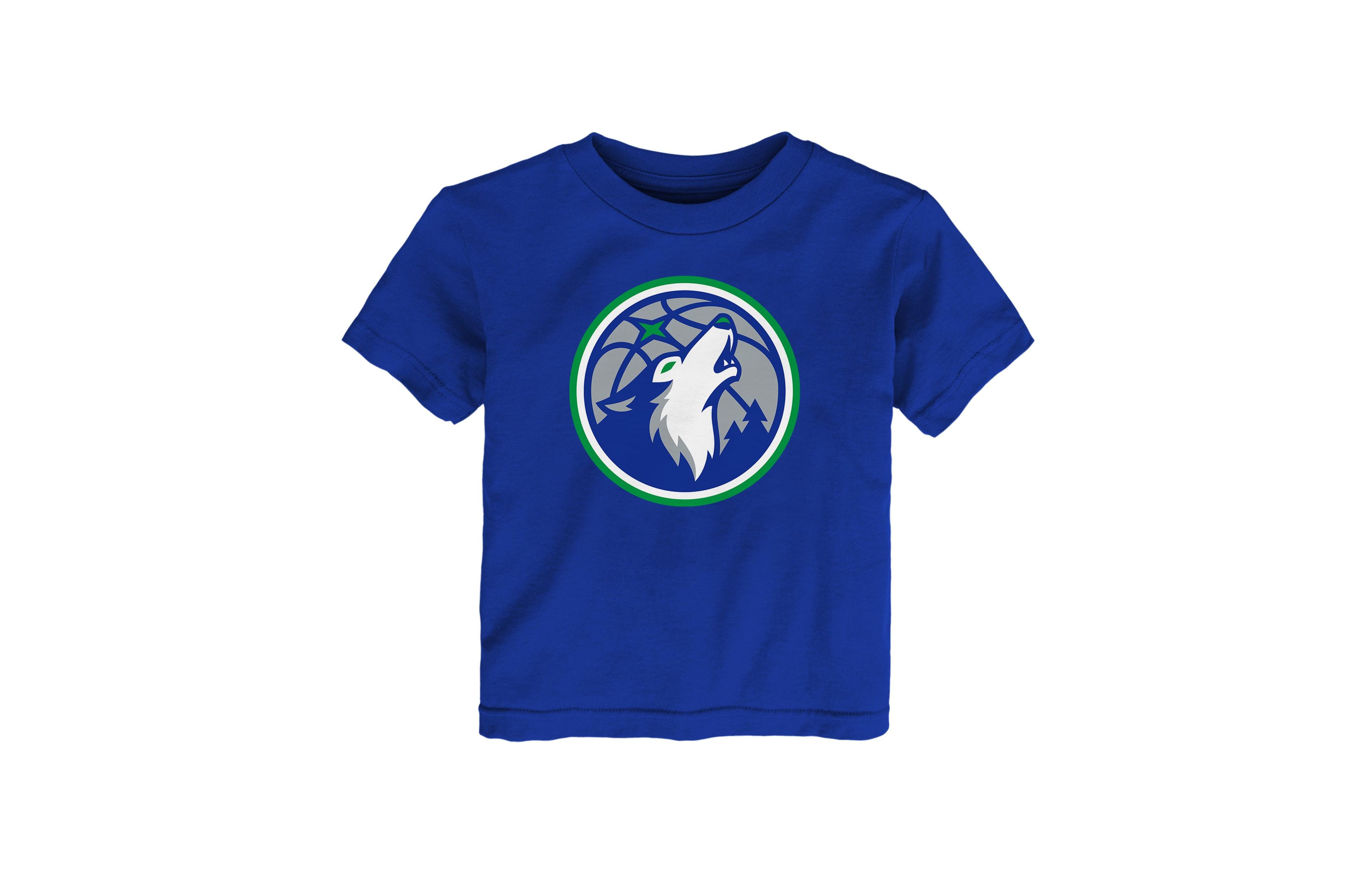 Baby Boys and Girls Outerstuff Blue Minnesota Timberwolves Primary Logo T-Shirt