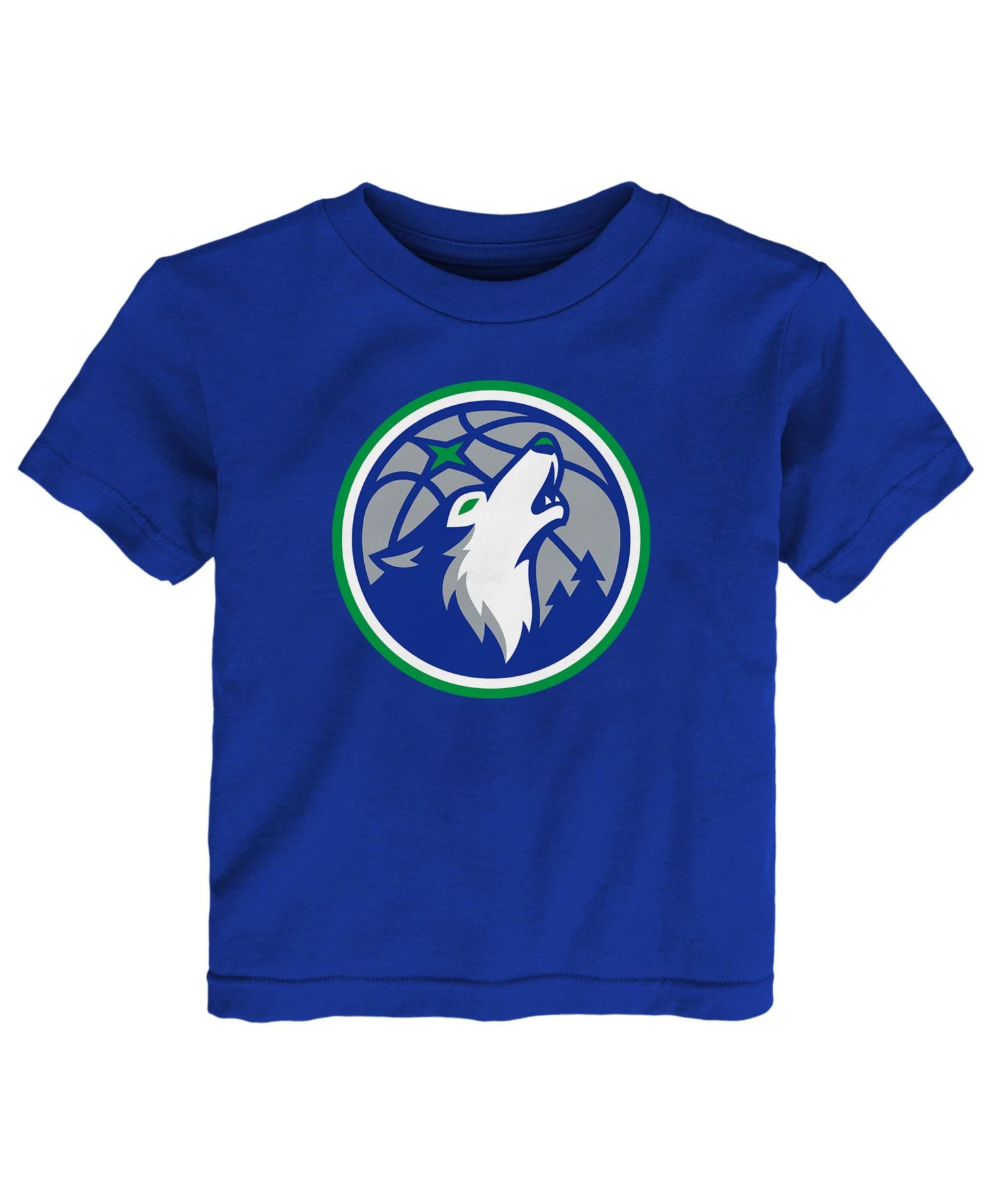 Baby Boys and Girls Blue Minnesota Timberwolves Primary Logo T-Shirt