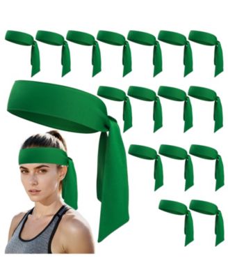 Adjustable Sports Head Ties Wicking Sweatbands For Workout Running Yoga