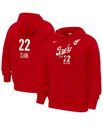 Men's Caitlin Clark Red Indiana Fever Rebel Edition Name & Number Hoodie