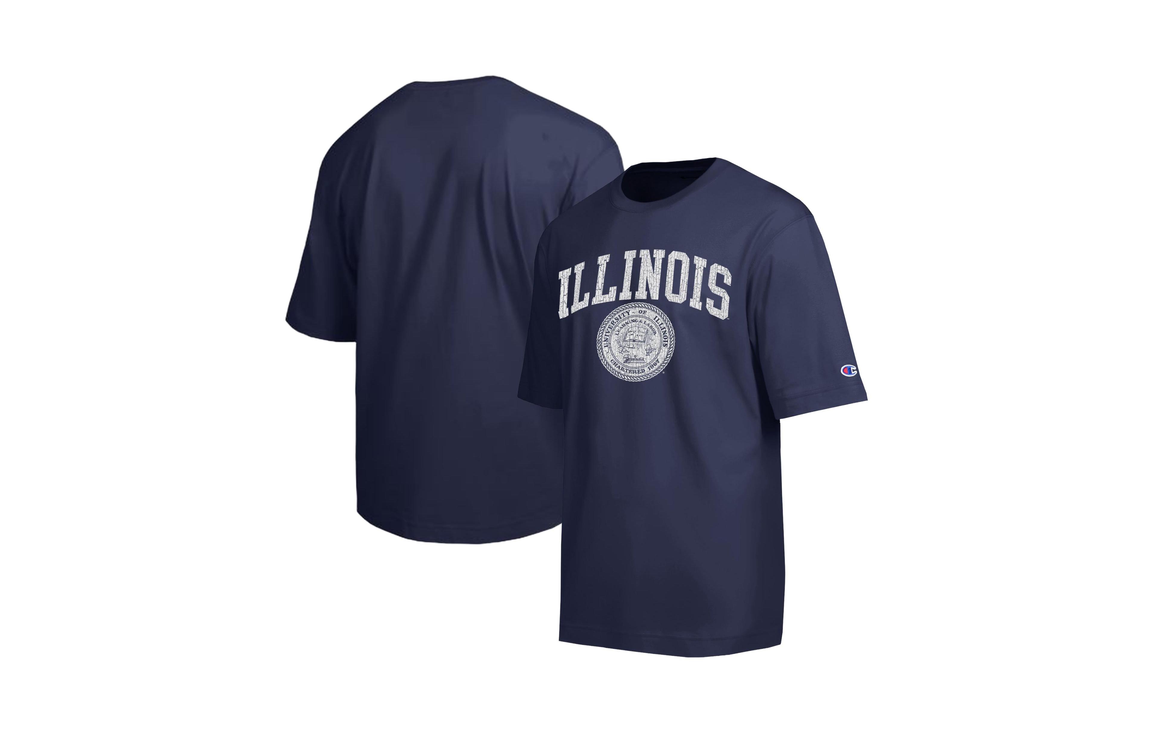 Champion Men's Navy Illinois Fighting Illini Scholar All-Star T-Shirt