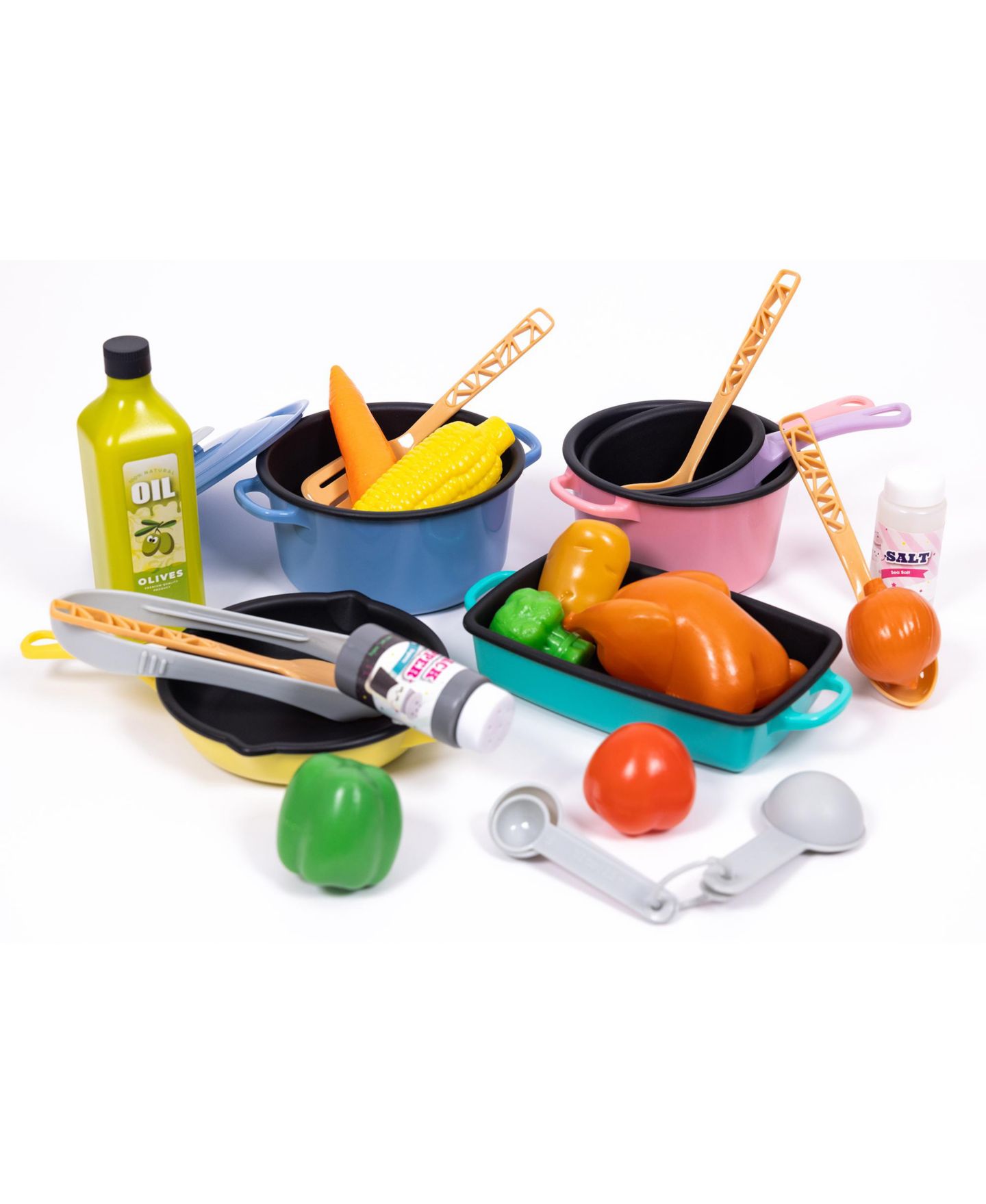 Детский игровой набор NurtureNature Imaginative Minds Cooking 27-Piece Playset, Ages 3+ — фото 3
