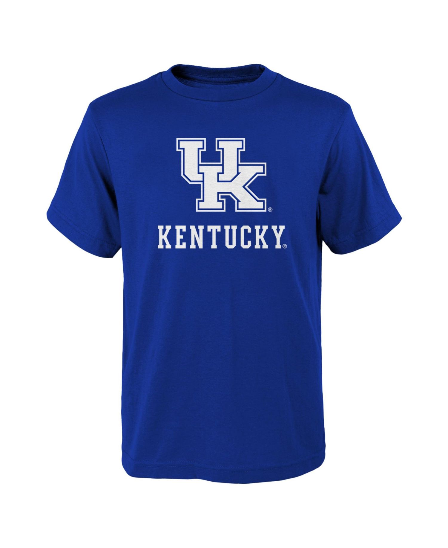 Big Boys and Girls Royal Kentucky Wildcats Primary Logo T-Shirt