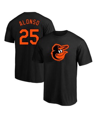 Men's Pete Alonso Black Baltimore Orioles Big & Tall Name & Number T-Shirt
