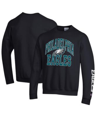 Men's  Black Philadelphia Eagles Powerblend Fleece Sweatshirt