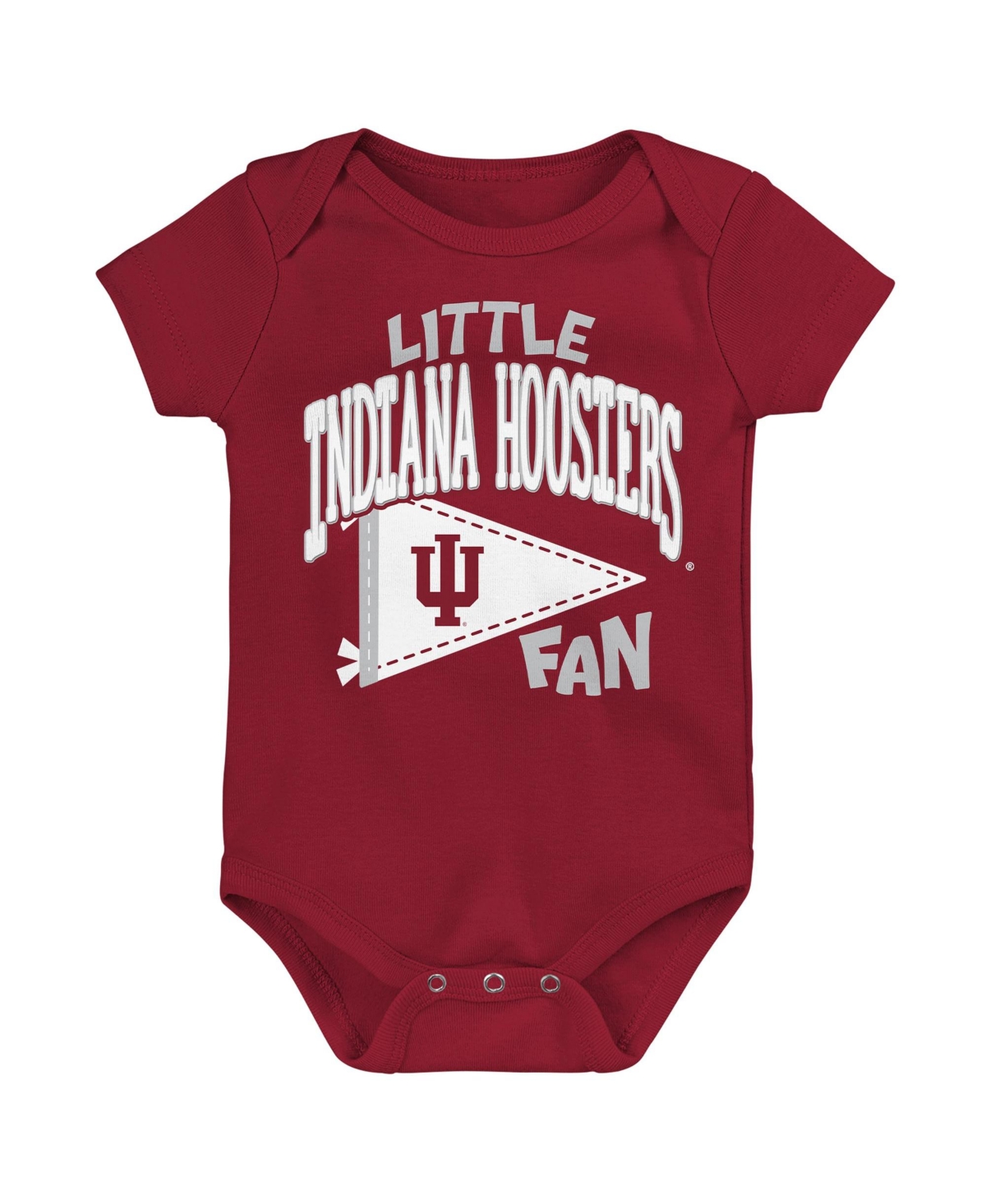 Baby Boys and Girls Outerstuff Crimson Indiana Hoosiers Little Banner Bodysuit - Crimson