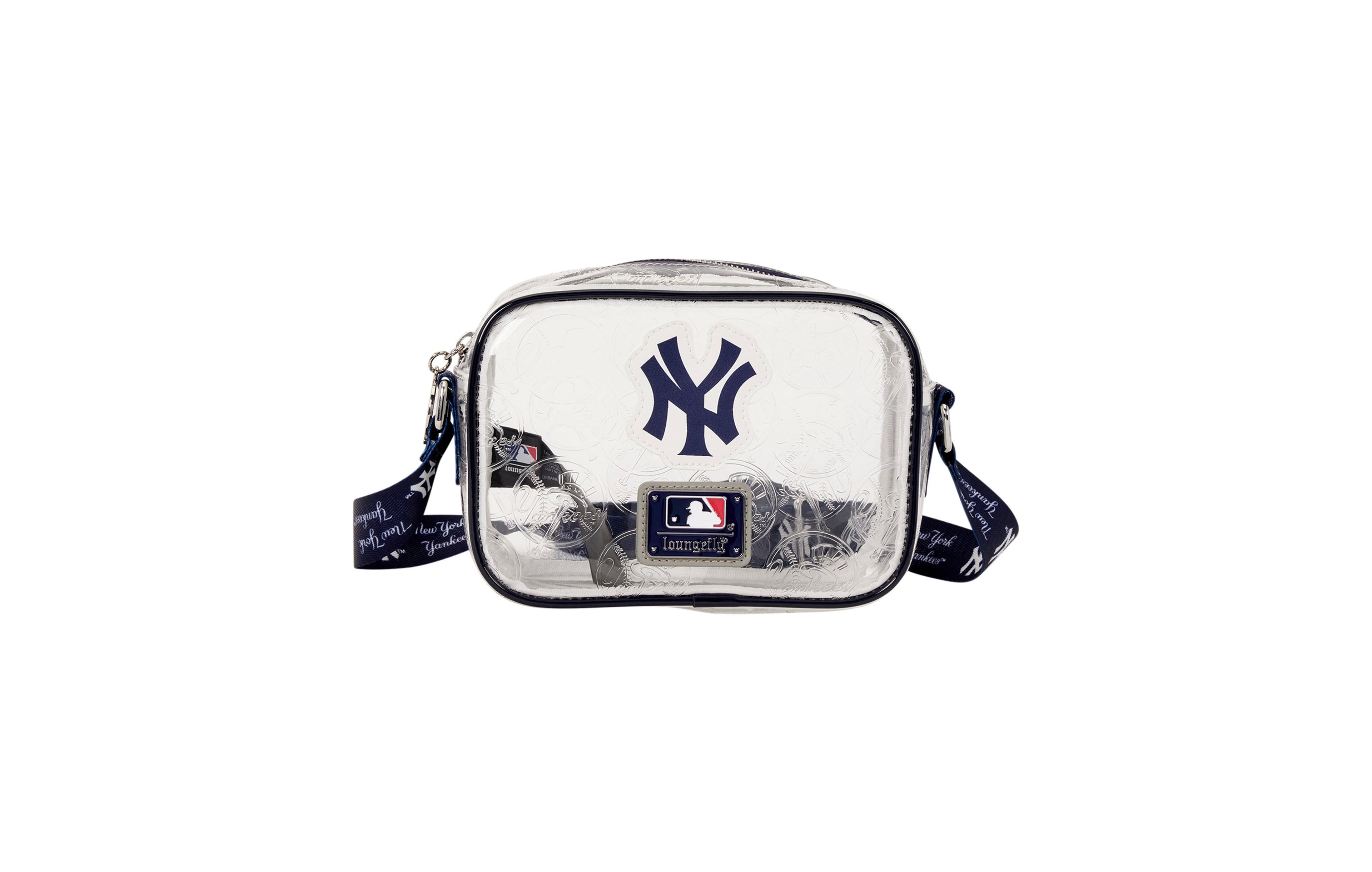 Loungefly New York Yankees Clear All Over Logo Handbag