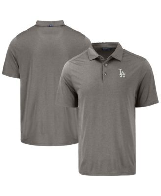 Men's Gray Los Angeles Dodgers Coastline Epic Comfort Eco Recycled Polo
