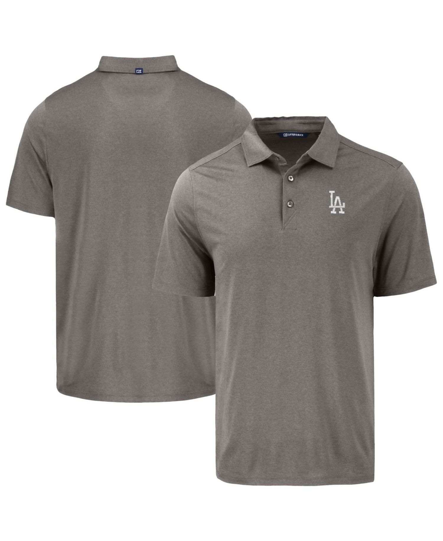 Men's Gray Los Angeles Dodgers Coastline Epic Comfort Eco Recycled Polo