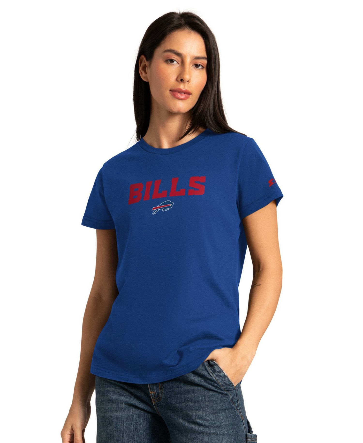 Women's Royal/Ash Buffalo Bills Short Sleeve & Long Sleeve T-Shirt Combo Pack