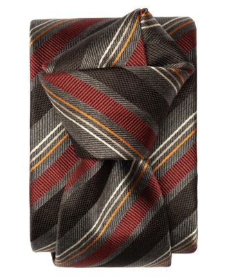 Men's Espada Striped Silk Jacquard Tie