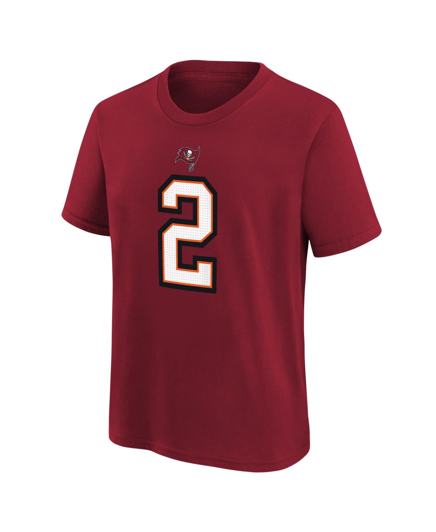 Big Boys and Girls Emeka Egbuka Red Tampa Bay Buccaneers Player Name & Number T-Shirt