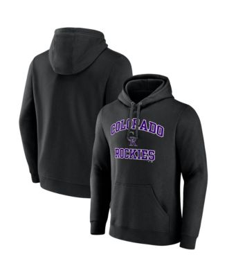 Men's Black Colorado Rockies Heart & Soul Hoodie