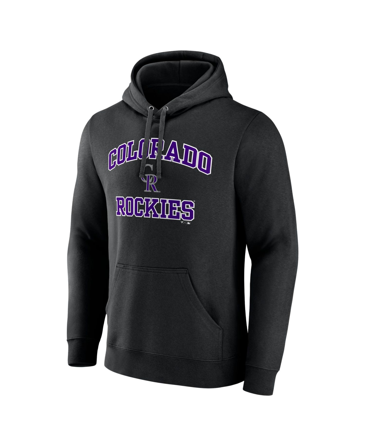 Men's Black Colorado Rockies Heart & Soul Hoodie