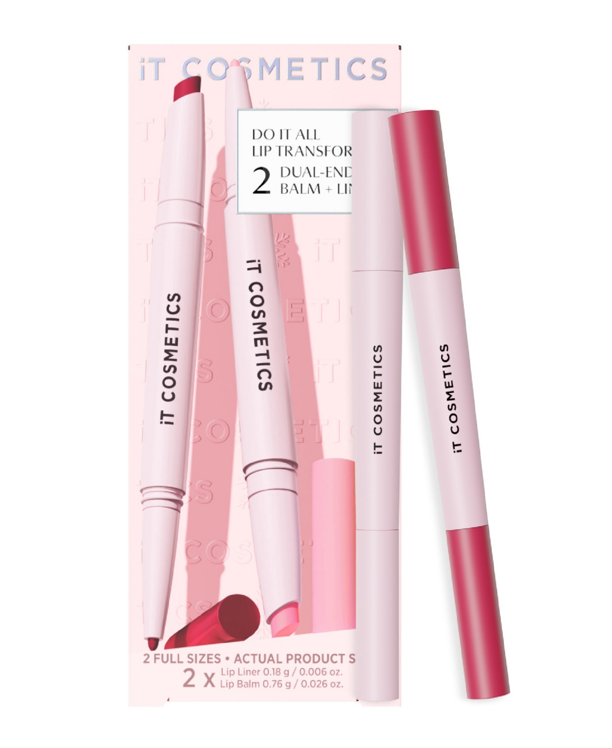 It Cosmetics 2-Piece Do It All Lip Transformer Balm & Liner Gift Set