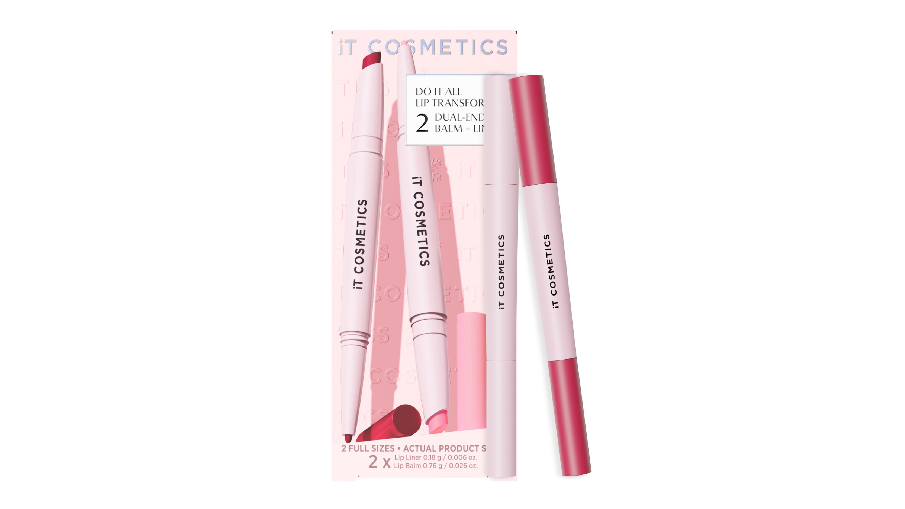 It Cosmetics 2-Piece Do It All Lip Transformer Balm & Liner Gift Set