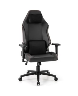 Ergonomic High Back Computer Chair with Magnetic Headrest and Lumbar Pillow