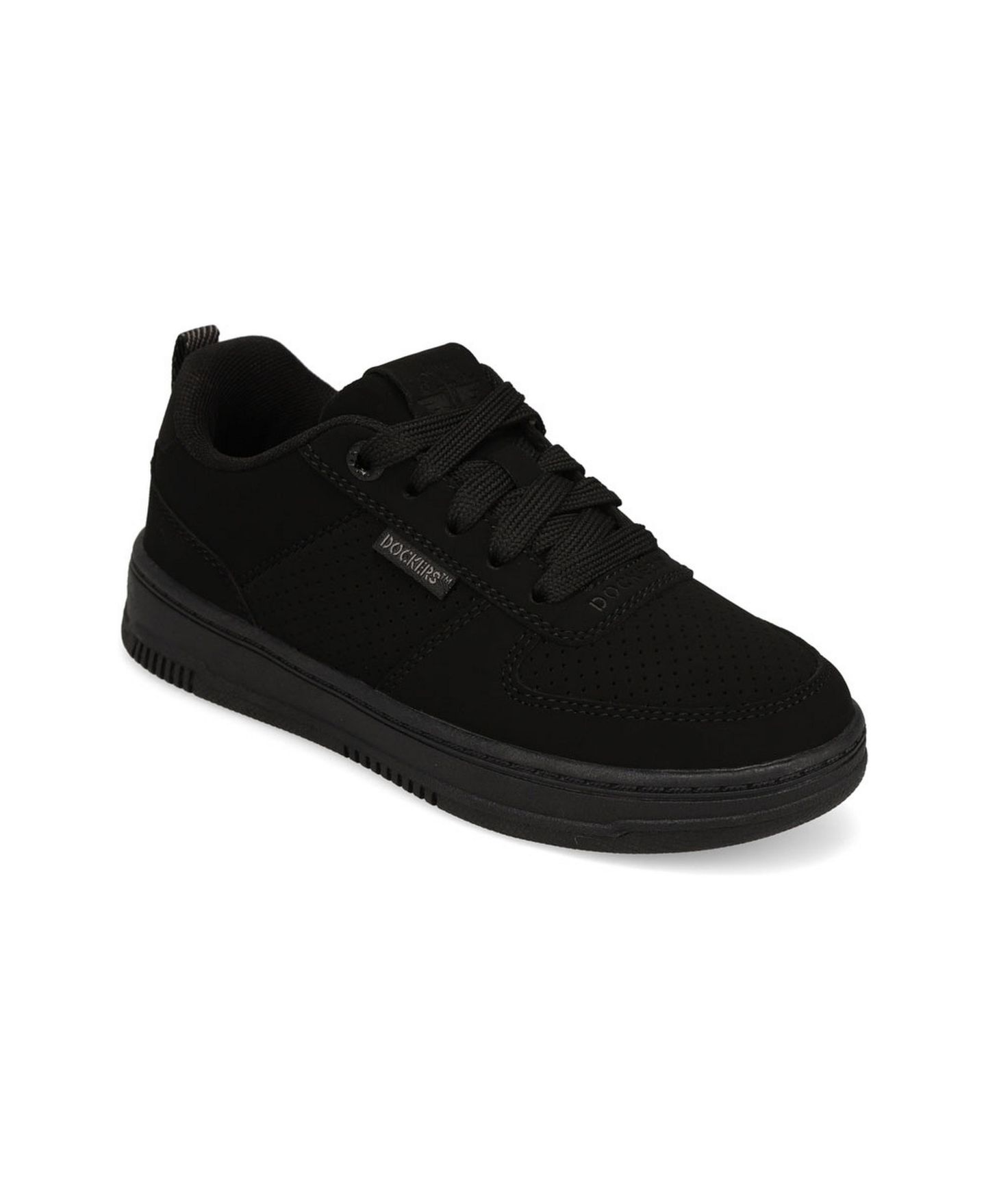 Кроссовки Dockers Overtime Laser Low-Top Casual Sneakers для мальчиков, цвет: Чёрный — фото 1