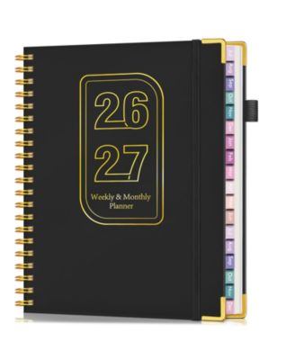 18 Months Weekly Monthly Hardcover Academic Planner For Students Teachers Large Planning Organizer