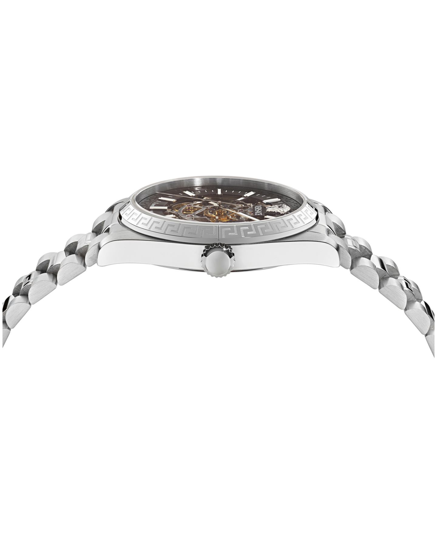 Мужские часы Versace Millenyium Limited Edition Automatic Silver Stainless Steel Bracelet Watch, 40mm — фото 2