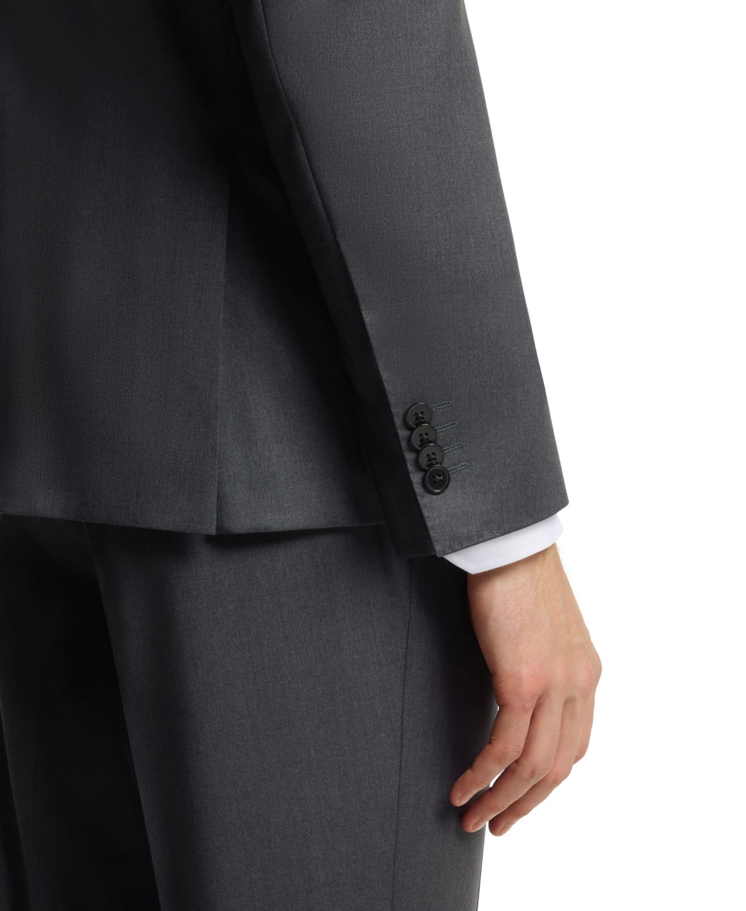 Men's Virgin-Wool Serge Suit Jacket