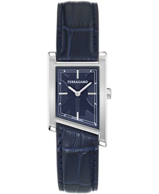 Men's Silver Stainless Steel Bracelet Watch, 39x24mm