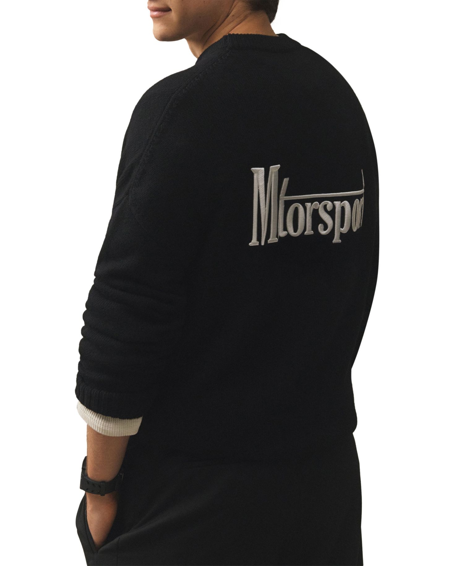 Men's Maddox McLaren Racing Merino Crewneck Sweater