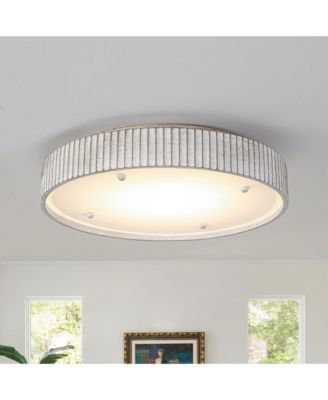 Vintage Distressed Modern LED Flush Mount Ceiling Light