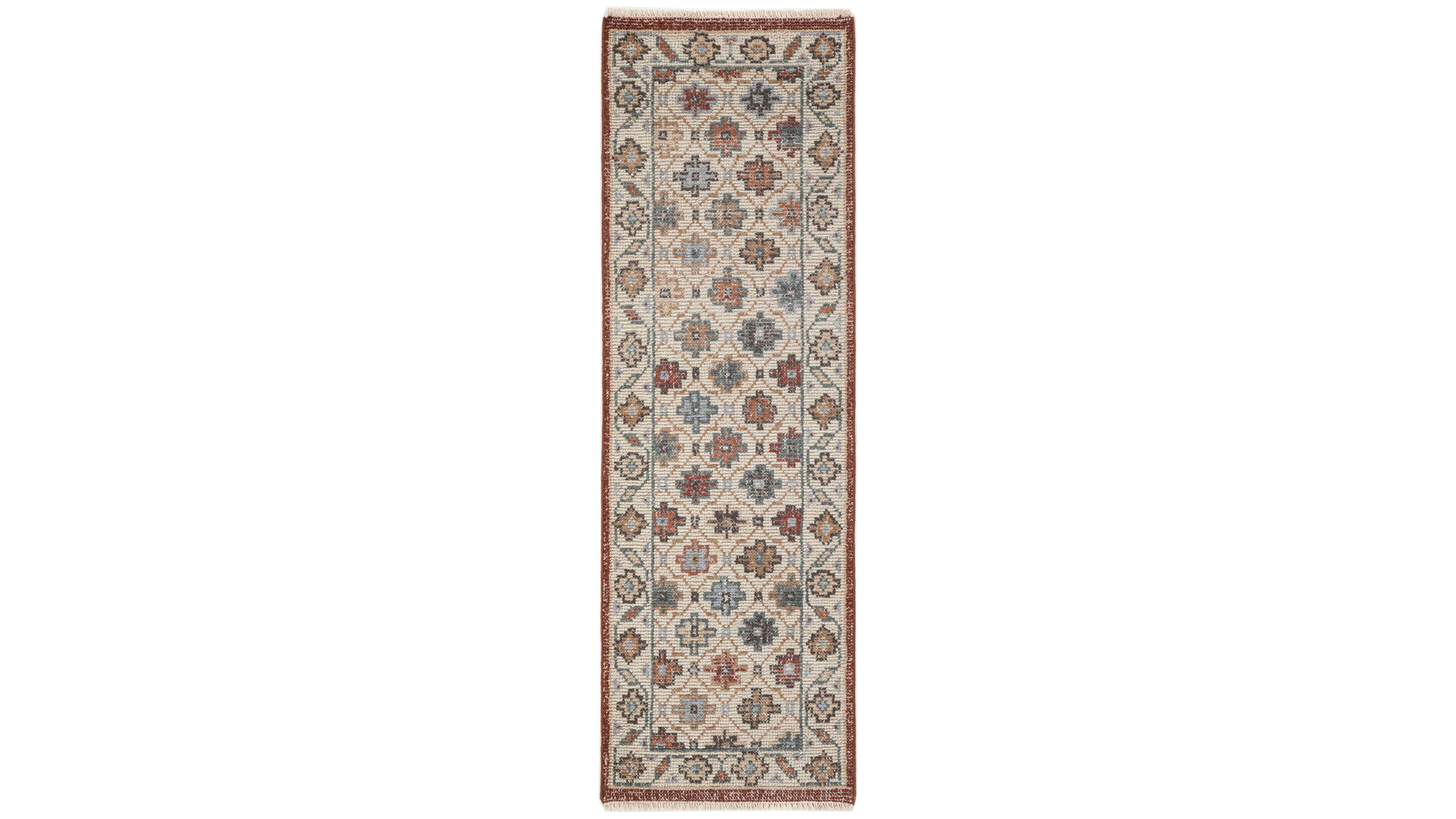 Obeetee Palace Dahlia 2'6" x 8' Runner Area Rug
