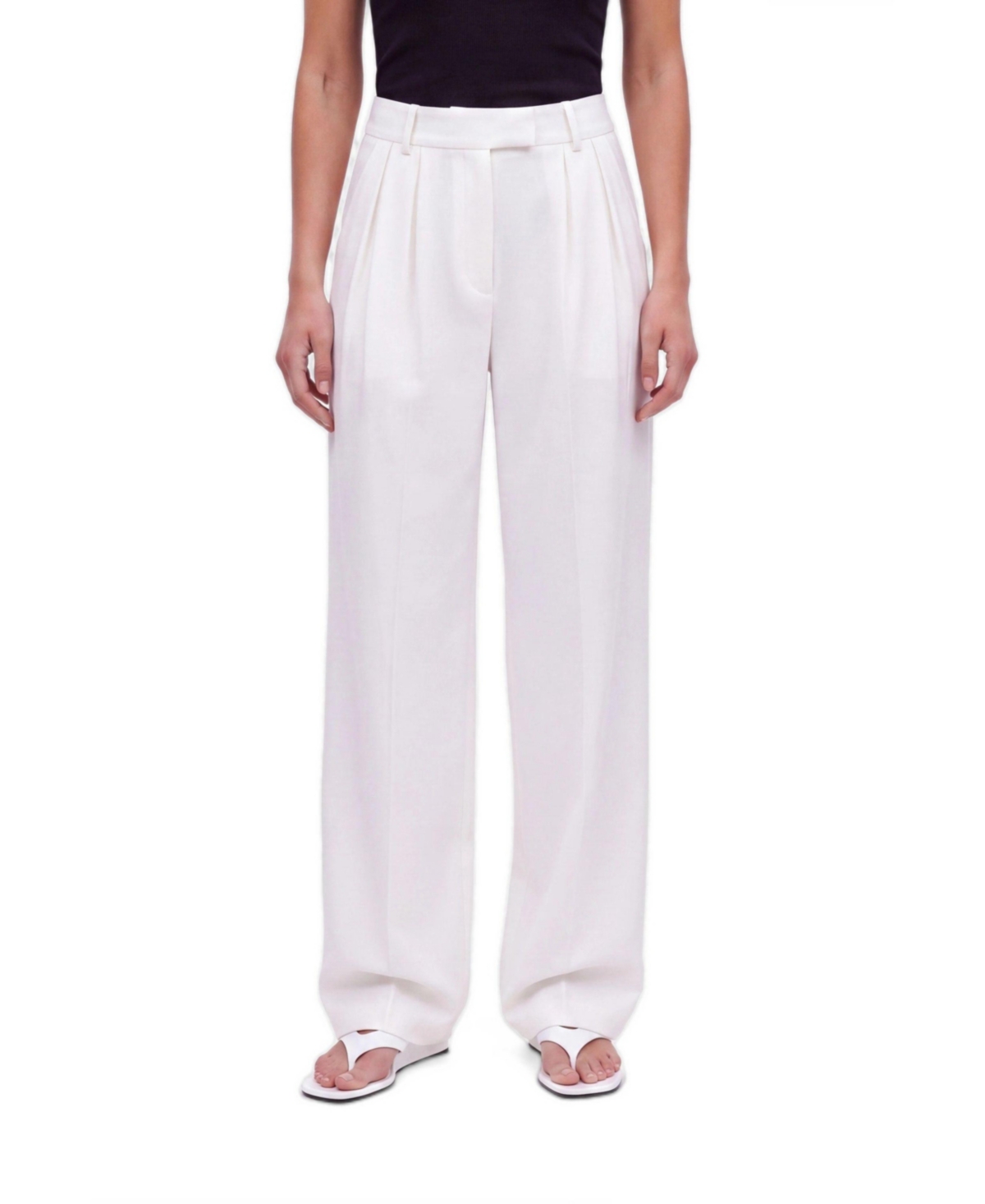 Nocturne Women's High Waist Wide Leg Trousers