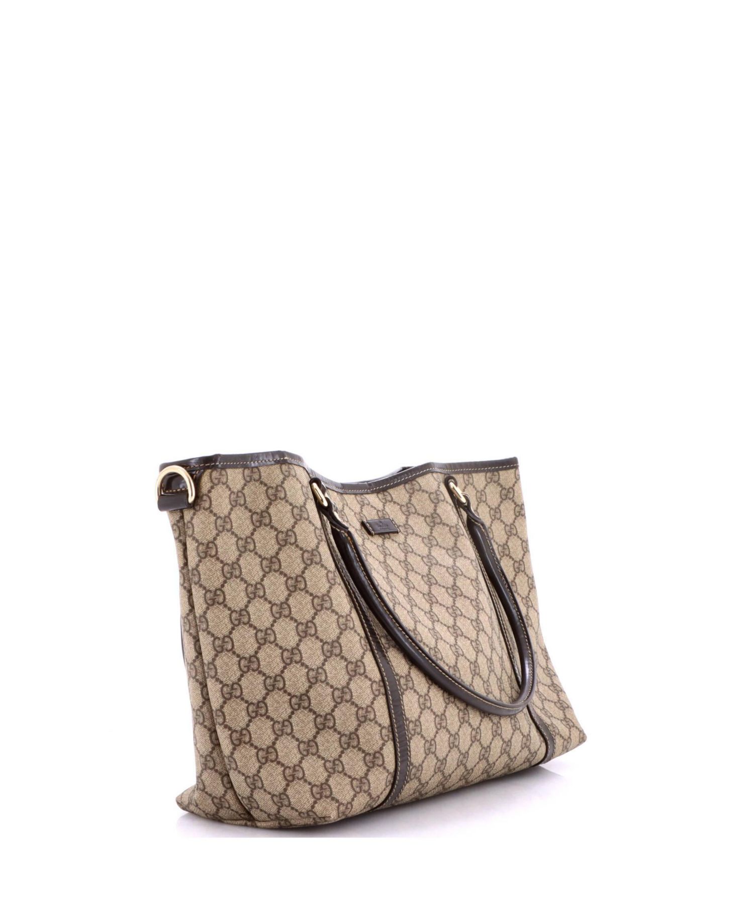 Medium Joy Tote GG Coated Canvas with Leather