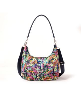 Coastal Flip Lock Half Moon Bag