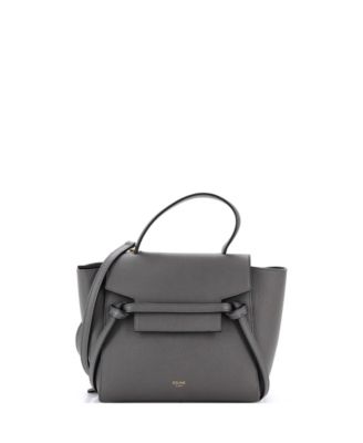 Nano Belt Bag Textured-Leather Crossbody Handbag