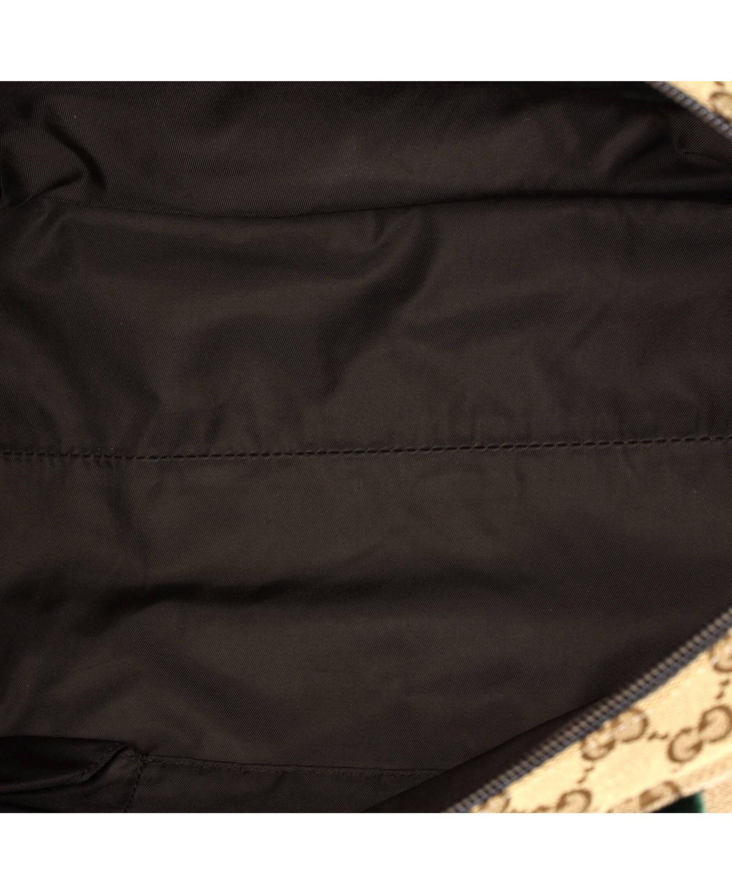 Large Diaper Web Strap Tote GG Canvas