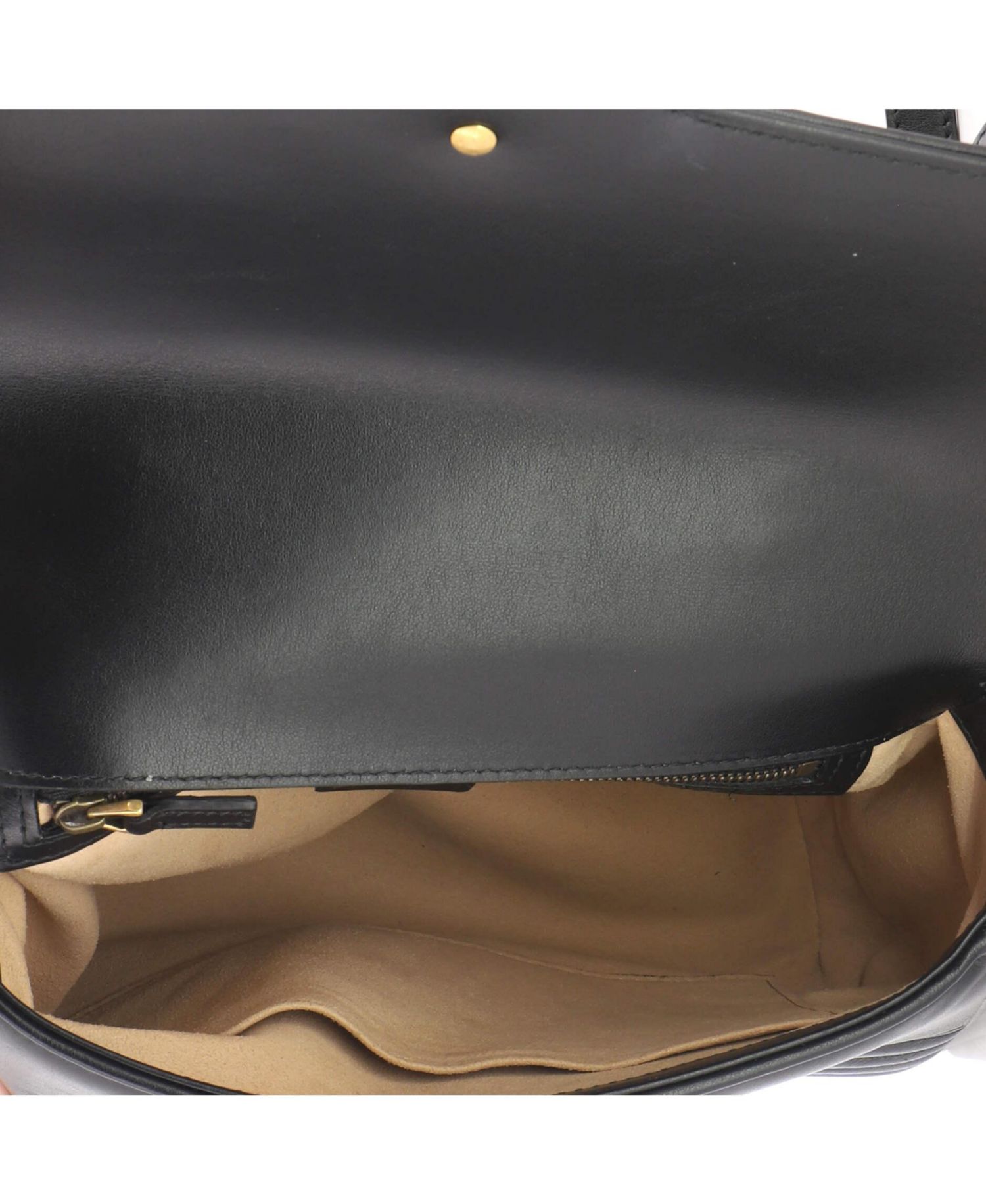 Small GG Marmont Top Handle Flap Bag Matelasse Leather