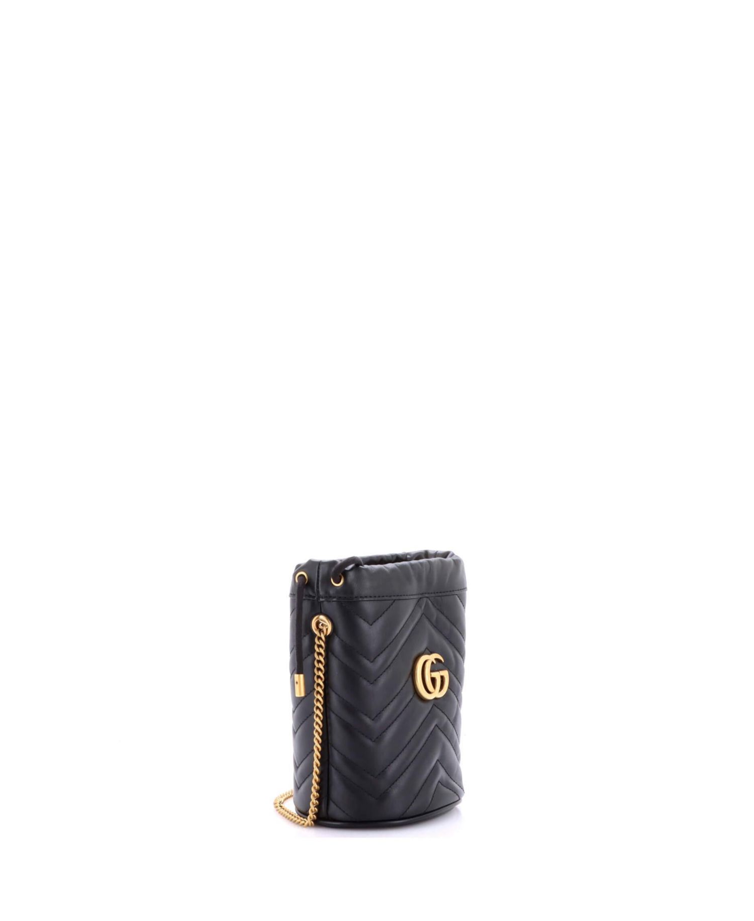 Mini GG Marmont Bucket Bag Matelasse Leather