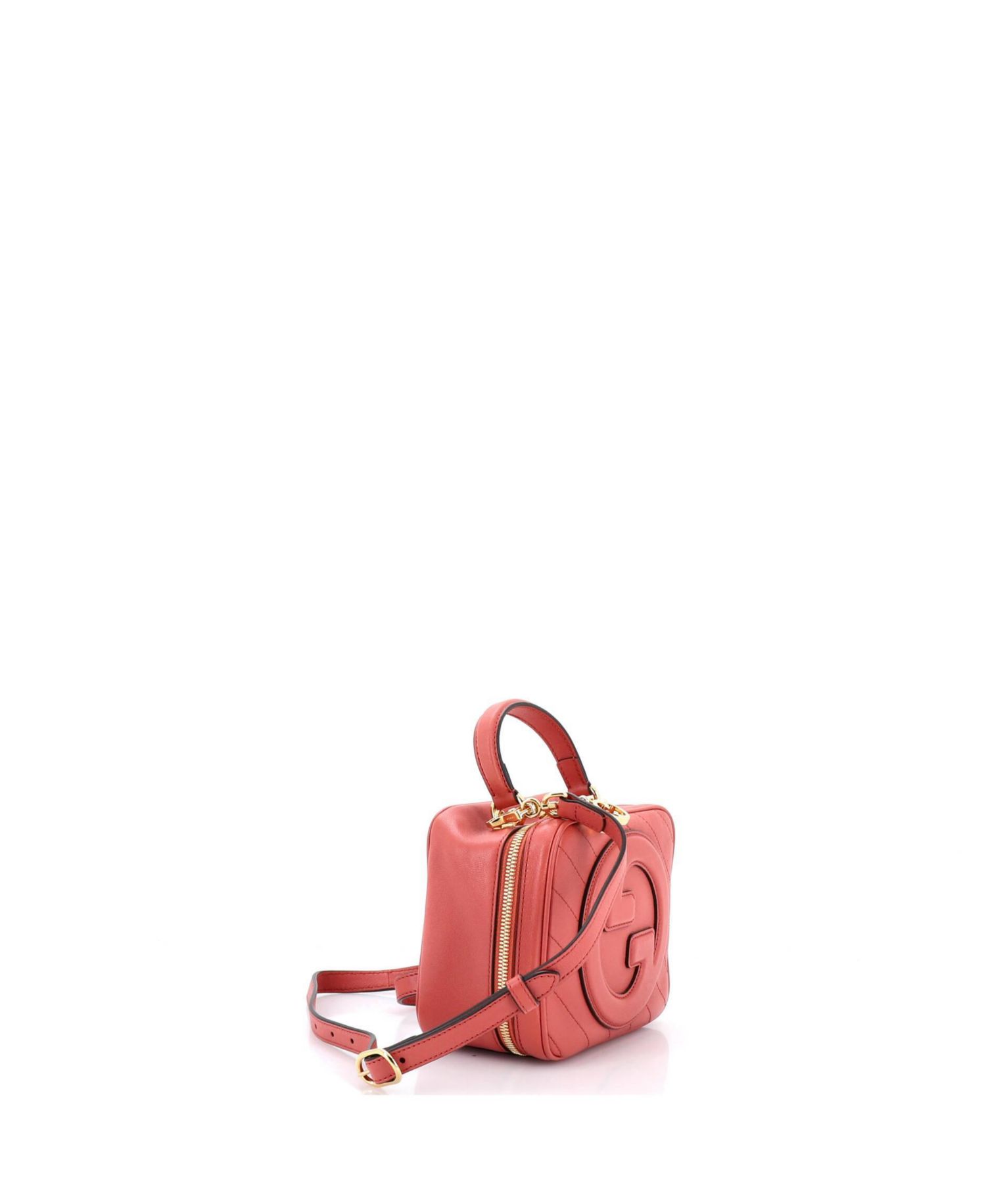 Blondie NM Top Handle Shoulder Bag Diagonal Quilted Leather