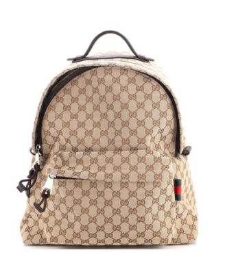 Medium Zip Front Pocket Backpack GG Canvas