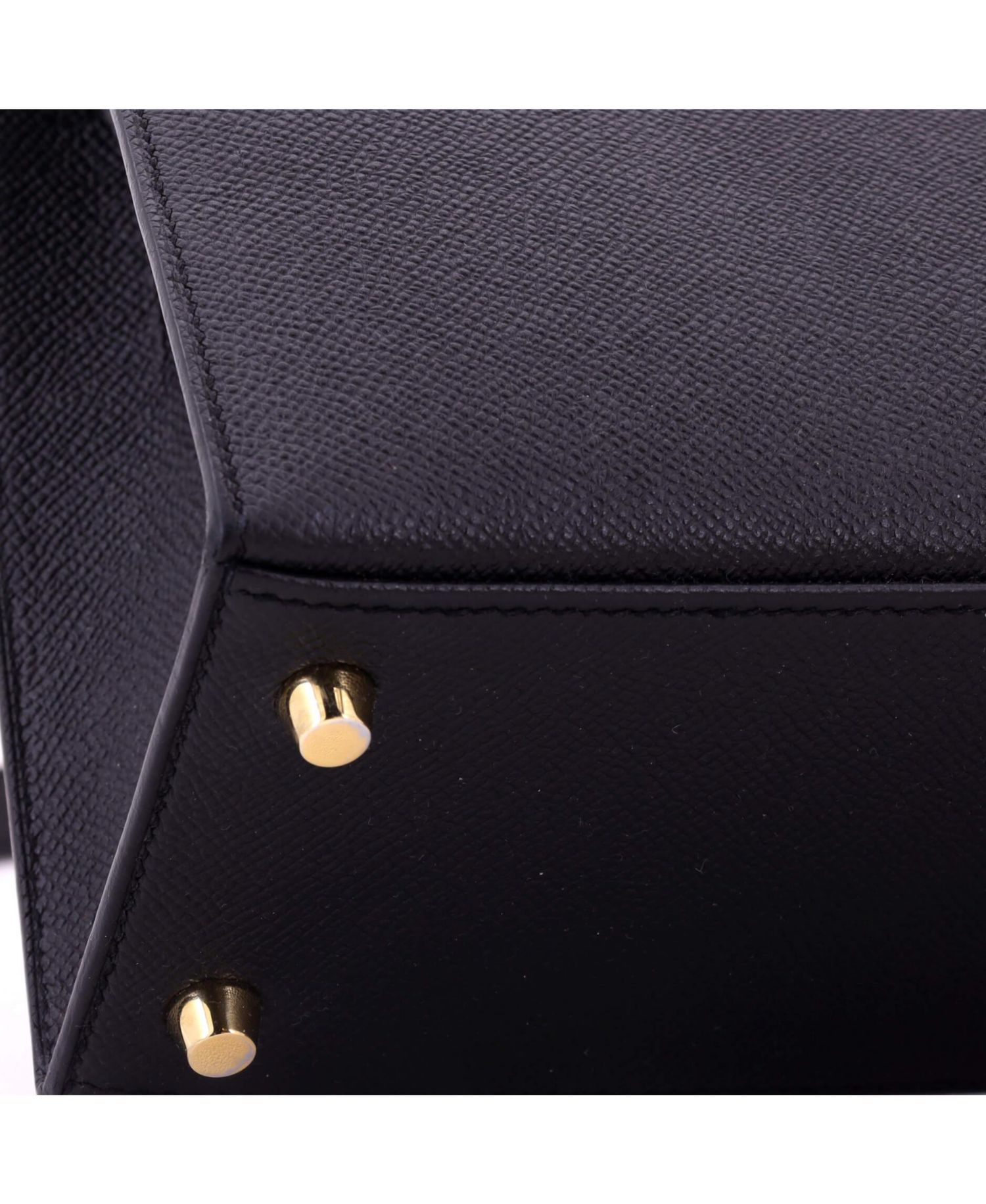Pre-Owned Herm&eacute;s Kelly 25 Leather Gold-Tone Hardware Satchel